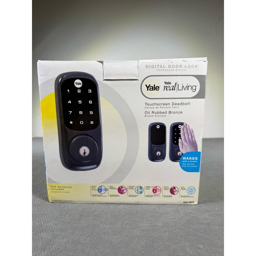 Yale Real Living Touchscreen Deadbolt Oil Rubbed Bronze YRD220-NR-0BP NEW